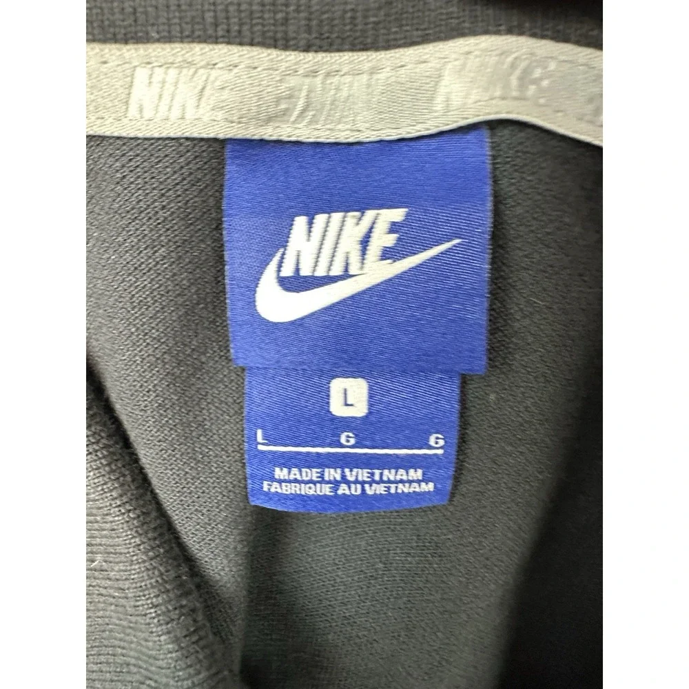 Nike Sportswear NSW Matchup Polo Shirt Mens Black Gray Pique Cotton 886507-010